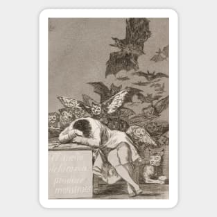 The Sleep of Reason Produces Monsters by Francisco Goya Magnet